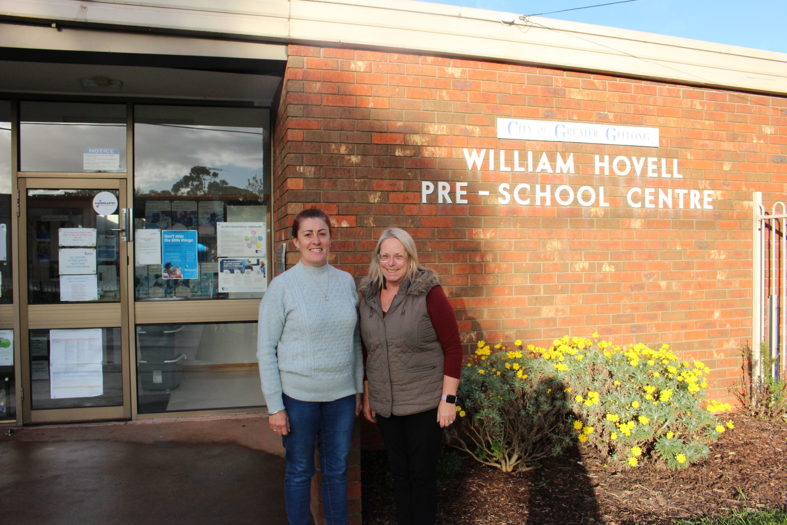 2 William Hovell Preschool staff members