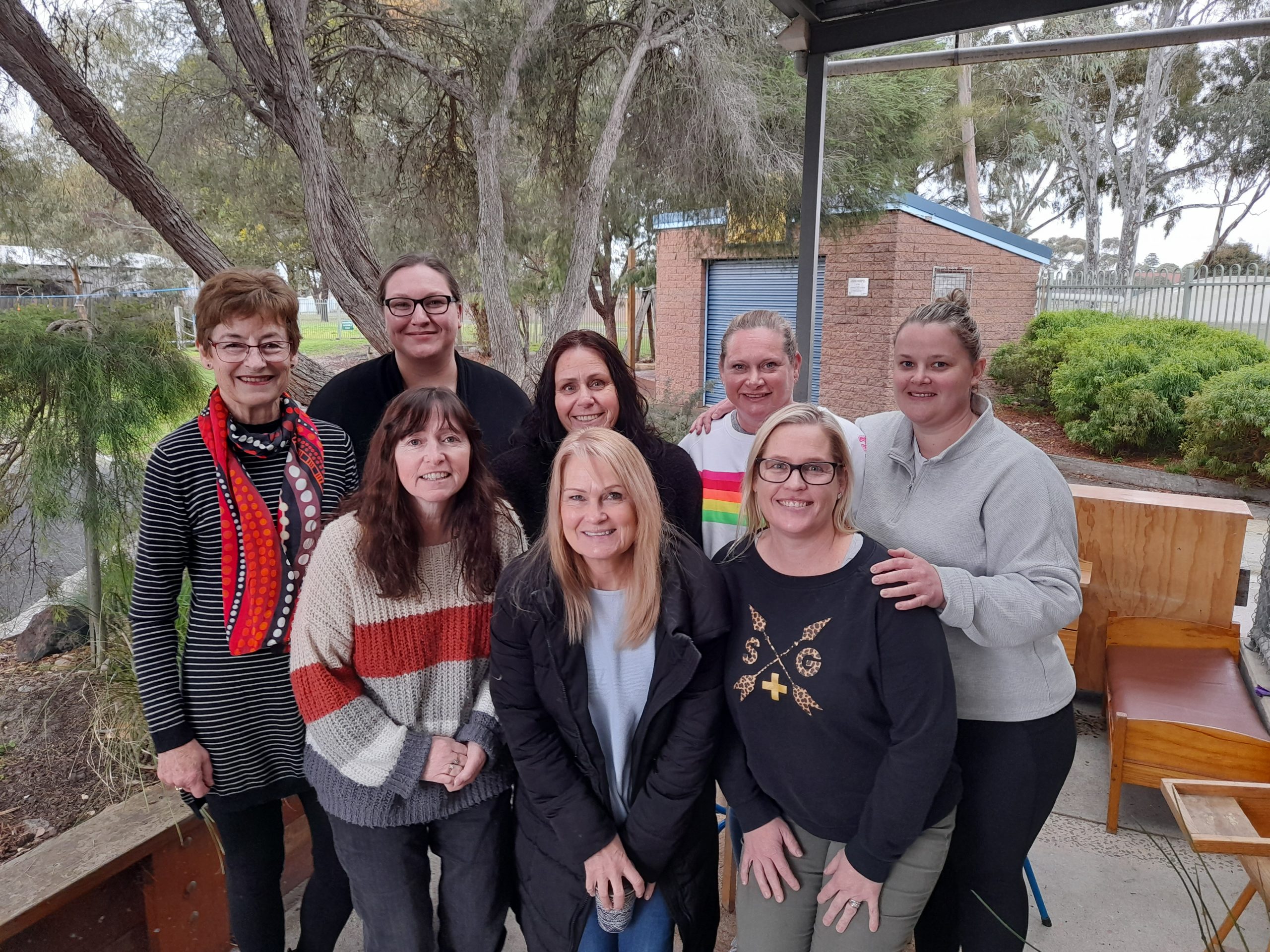 This is a photo of the team of educators at Fyans Park Kindergarten
