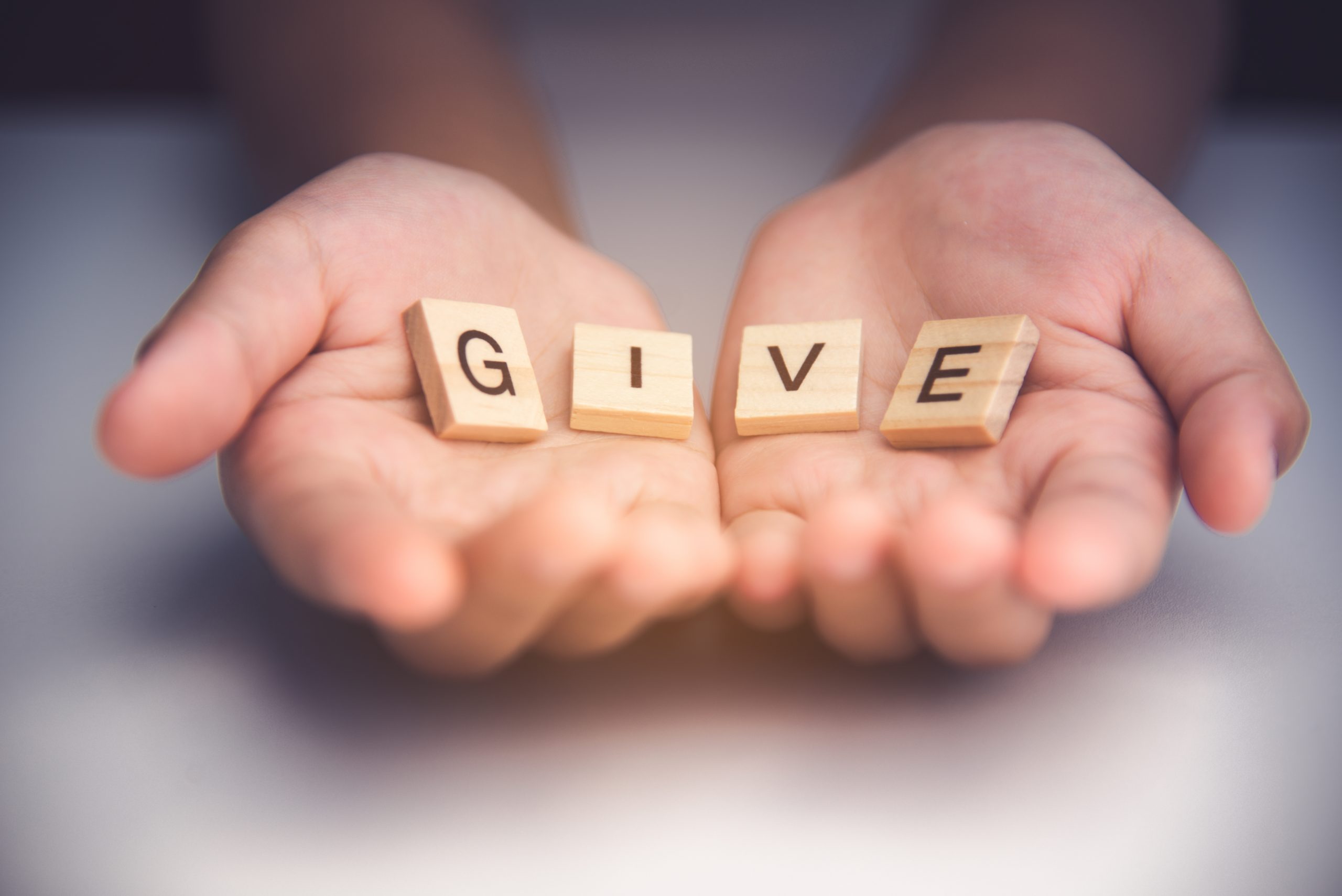 The,Word,"give",In,Hands,In,Cupped,Shape.,Concepts,Of